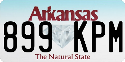 AR license plate 899KPM