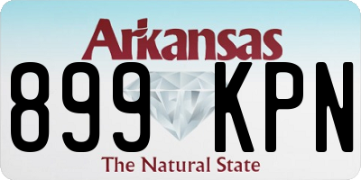 AR license plate 899KPN