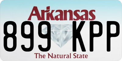 AR license plate 899KPP