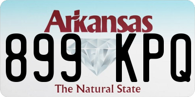 AR license plate 899KPQ