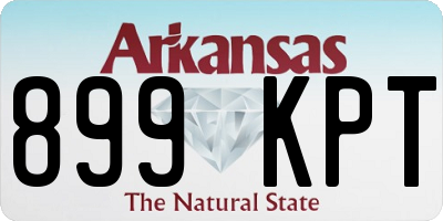AR license plate 899KPT
