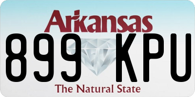 AR license plate 899KPU