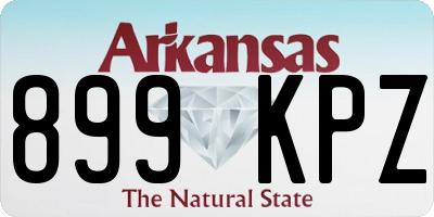AR license plate 899KPZ
