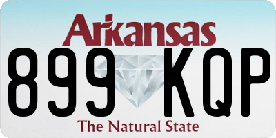 AR license plate 899KQP