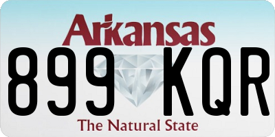 AR license plate 899KQR