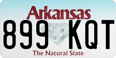 AR license plate 899KQT