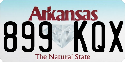 AR license plate 899KQX