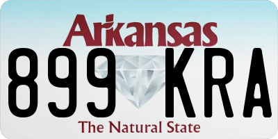 AR license plate 899KRA