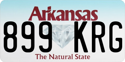 AR license plate 899KRG