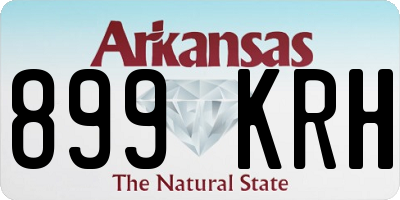 AR license plate 899KRH