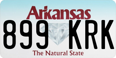 AR license plate 899KRK