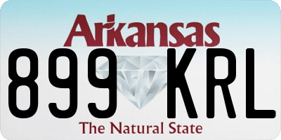 AR license plate 899KRL