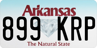 AR license plate 899KRP