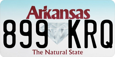 AR license plate 899KRQ