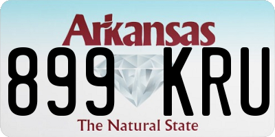 AR license plate 899KRU
