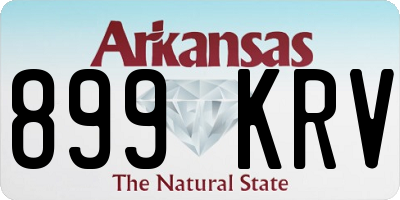 AR license plate 899KRV