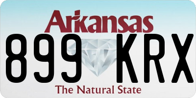 AR license plate 899KRX