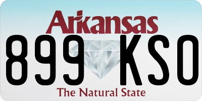 AR license plate 899KSO