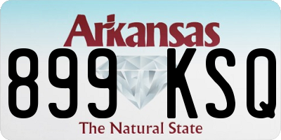 AR license plate 899KSQ