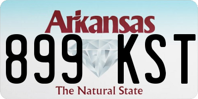 AR license plate 899KST