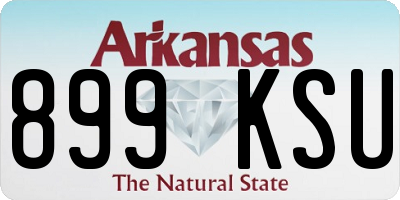 AR license plate 899KSU