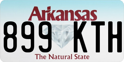 AR license plate 899KTH