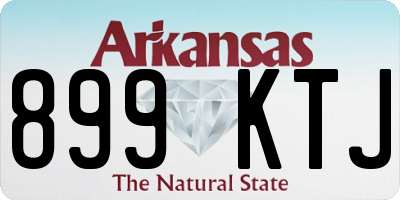 AR license plate 899KTJ