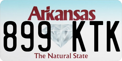 AR license plate 899KTK