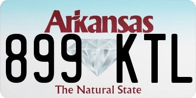 AR license plate 899KTL
