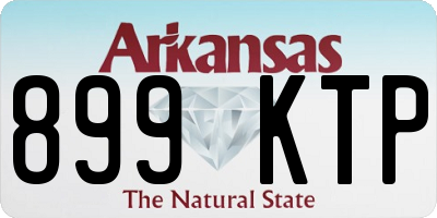 AR license plate 899KTP