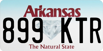 AR license plate 899KTR