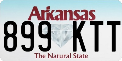 AR license plate 899KTT
