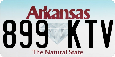 AR license plate 899KTV