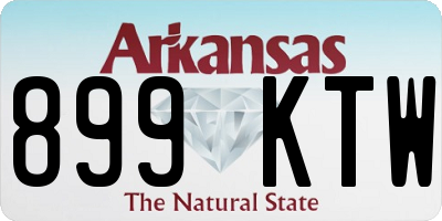 AR license plate 899KTW