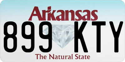 AR license plate 899KTY