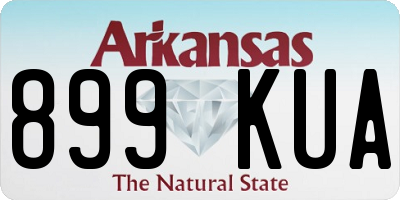 AR license plate 899KUA