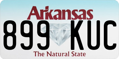AR license plate 899KUC
