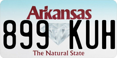 AR license plate 899KUH
