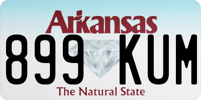 AR license plate 899KUM