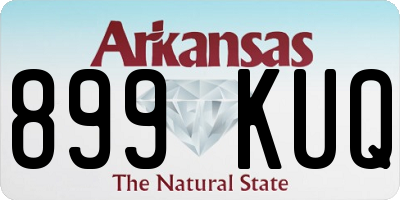 AR license plate 899KUQ