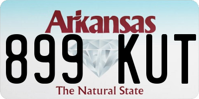 AR license plate 899KUT