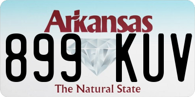 AR license plate 899KUV