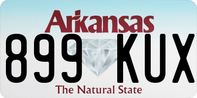 AR license plate 899KUX