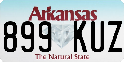 AR license plate 899KUZ
