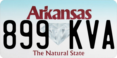 AR license plate 899KVA