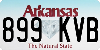AR license plate 899KVB