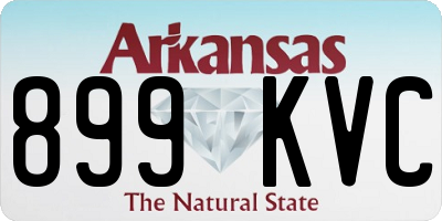 AR license plate 899KVC