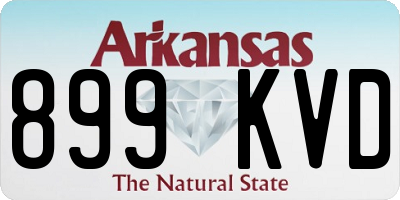 AR license plate 899KVD
