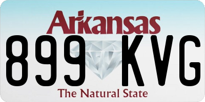 AR license plate 899KVG