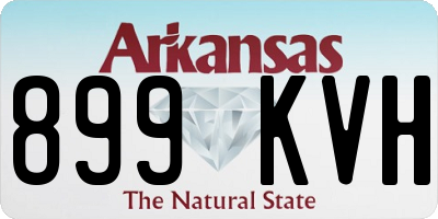 AR license plate 899KVH
